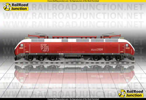 Color image representing the CSR HXD1D locomotive unit